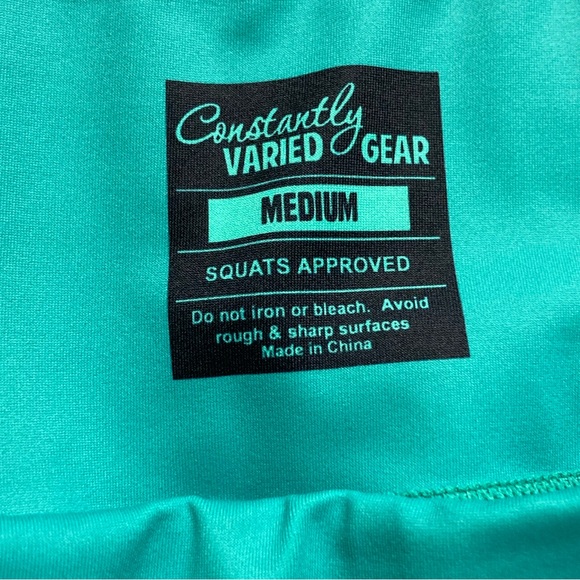 Constantly Varied Gear Green Capri Leggings M - Picture 6 of 6